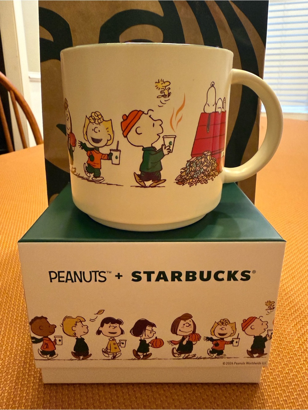 Starbucks x Peanuts Cream Ceramic Mug - Limited Edition Brand New!